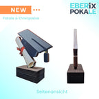 Studienpokal 13 cm Holz Trophäe mit Gravur - Abschluss-Motiv Hut & Diplom