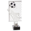 Torwartpokal 27 cm Metallfigur mit Wunschgravur & 3D-Hintergrund
