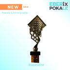 eberix · Schach Pokal · mit Wunschgravur · Trophäe mit Figuren & Brett Motiv · Siegerpokal für Schachturnier, Vereinsmeisterschaft, Denksport-Wettbewerb · personalisierbar ·