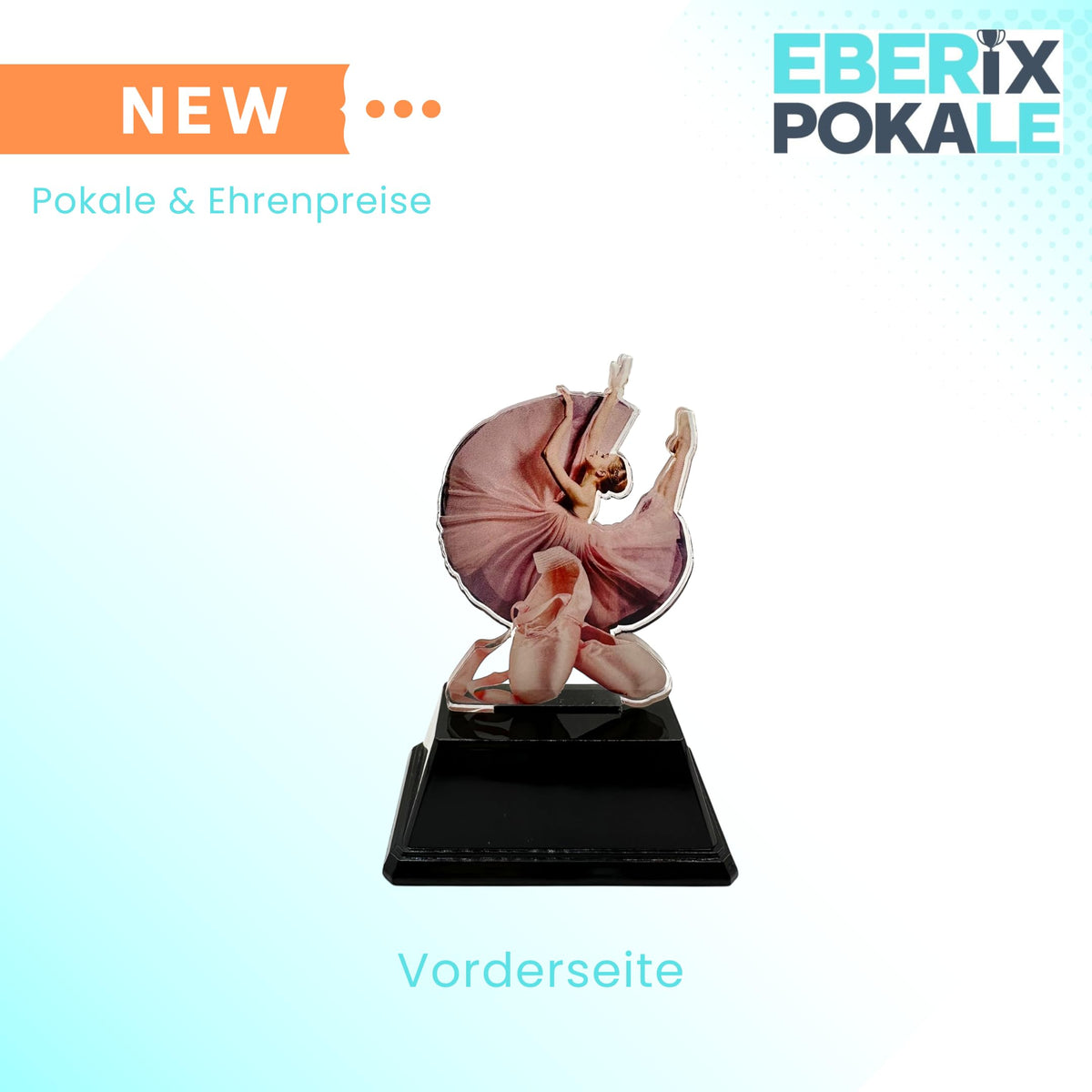 Pokal Ballett Taenzerin 10 cm - Acryl Trophaee fuer Tanzschulen & Vereine