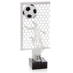 Fußballpokal Damen 27 cm Metallfigur mit Wunschgravur & 3D-Motiv