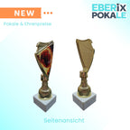 Basketball Pokal 18,5 cm - Trophäe mit Wunschgravur & Marmorsockel