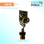 eberix · Basketball Pokal · mit Wunschgravur · Trophäe mit Korb & Ball Motiv · Siegerpokal für Basketballturnier, Vereinsmeisterschaft, Streetball · personalisierbar ·
