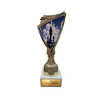Schach Pokal 18,5cm - Trophäe mit Gravur & Marmorsockel für Turniere