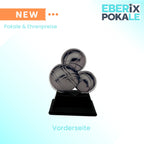XS Boule Pokal aus Acryl - 9 cm Trophäe mit Gravur für Pétanque Turniere