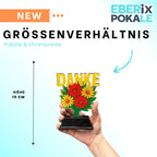 Acryl Pokal Danke Aufsteller 15 cm - Trophaee mit Gravurschild & Award