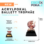 Pokal Ballett Taenzerin 10 cm - Acryl Trophaee fuer Tanzschulen & Vereine