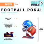 American Football Pokal 13,5 cm - Acryl Trophäe Award mit Wunschgravur