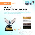 XS Taubenzucht Pokal 10,5 cm - Acryl Trophäe Award Motiv Zuchttaube