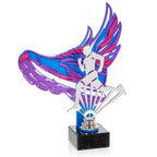 Laufsport Trophäe 27 cm Metallfigur mit 3D-Motiv & Wunschgravur