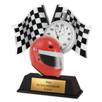 XS Motorsport Pokal 10 cm - Acryl Trophäe mit Gravurschild für Kart Rennen