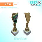 Fußball Torwart Pokal 18.5 cm - Trophäe mit Wunschgravur & Marmorsockel