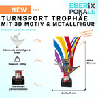 Turnsport Trophäe 27,5 cm Metallfigur mit 3D-Motiv & Wunschgravur