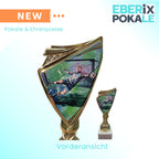 Fußball Torwart Pokal 18.5 cm - Trophäe mit Wunschgravur & Marmorsockel