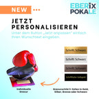 Boxen Acryl Pokal 13,5 cm - Trophäe mit Gravur & Boxhandschuh Motiv