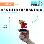 10cm Kinderfeuerwehr-Pokal - Acryl Trophäe mit Drache & Wunschgravur