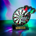 Dart-Pokal mit Wunschgravur - Acryl-Trophäe für Dartturniere - Award 2D