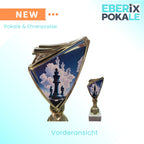 Schach Pokal 18,5cm - Trophäe mit Gravur & Marmorsockel für Turniere