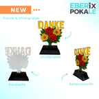 Acryl Pokal Danke Aufsteller 15 cm - Trophaee mit Gravurschild & Award