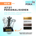 Schach Pokal 80cm mit Gravur - 2D Acryl Award Trophäe für Turniere