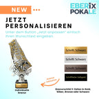 Musik Pokal 24,5 cm Metallfigur mit Wunschgravur & 3D-Hintergrund