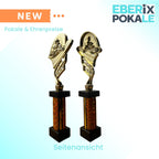 eberix · Go-Kart Motorsport Pokal · mit Wunschgravur · Kart Racing Trophäe · Siegerpokal für Rennen und Motorsport-Wettbewerbe · personalisierbar ·
