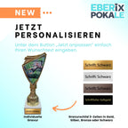 Fußball Torwart Pokal 18.5 cm - Trophäe mit Wunschgravur & Marmorsockel