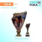Lauf Pokal 18,5cm Trophäe Award mit Gravur, Läufer Figur für Jogging Event