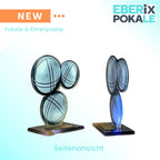 Acryl Boule & Pétanque Pokal - 2D Trophäe mit Gravur - Moderner Award
