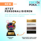 XS Acryl Quiz Pokal 11 cm - Trophäe Quiz Night Kneipenquiz & Award