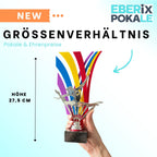 Turnsport Trophäe 27,5 cm Metallfigur mit 3D-Motiv & Wunschgravur