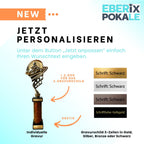 eberix · Go-Kart Motorsport Pokal · mit Wunschgravur · Kart Racing Trophäe · Siegerpokal für Rennen und Motorsport-Wettbewerbe · personalisierbar ·