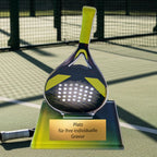 Padel Pokal 13 cm aus Acryl mit Gravur - Moderne Trophäe für Turniere