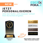 Golf Pokal 18,5 cm mit Gravur - Elegante Trophäe & Award aus Acryl